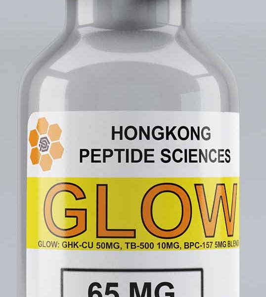 GLOW: GHK-cu 50mg, TB-500 10mg, BPC-157 5mg Blend
