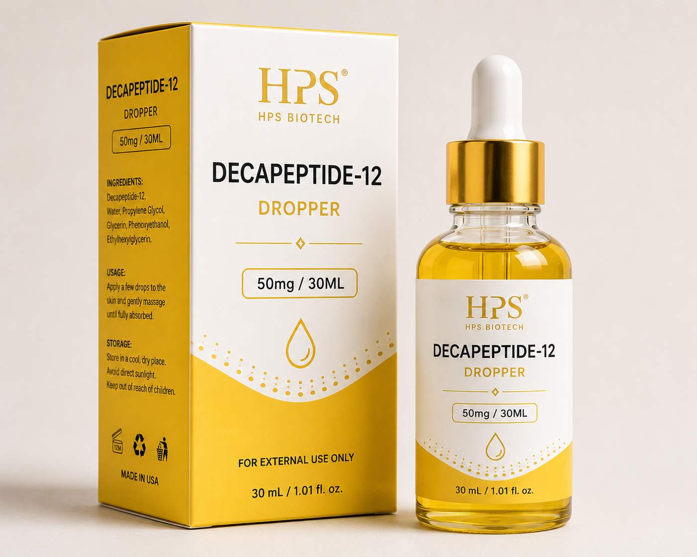 DECAPEPTIDE-12 dropper 50mg/30ml