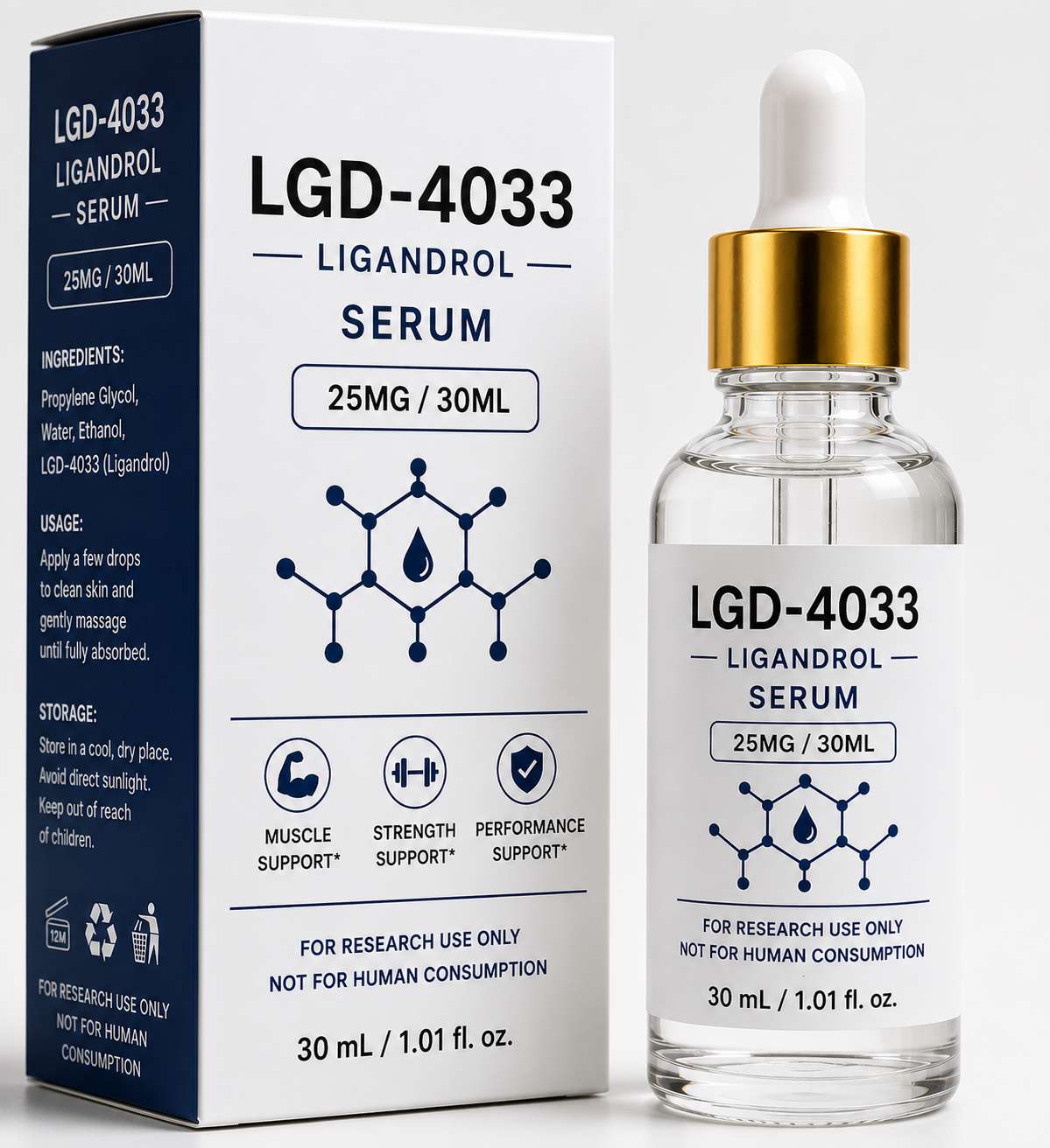 LGD-4033 Ligandrol Dropper 25MG/30ml