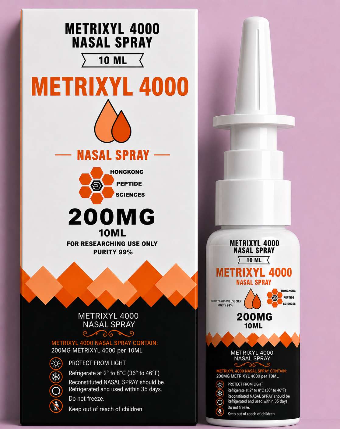Metrixyl 4000 nasal spray 200mg/10ml