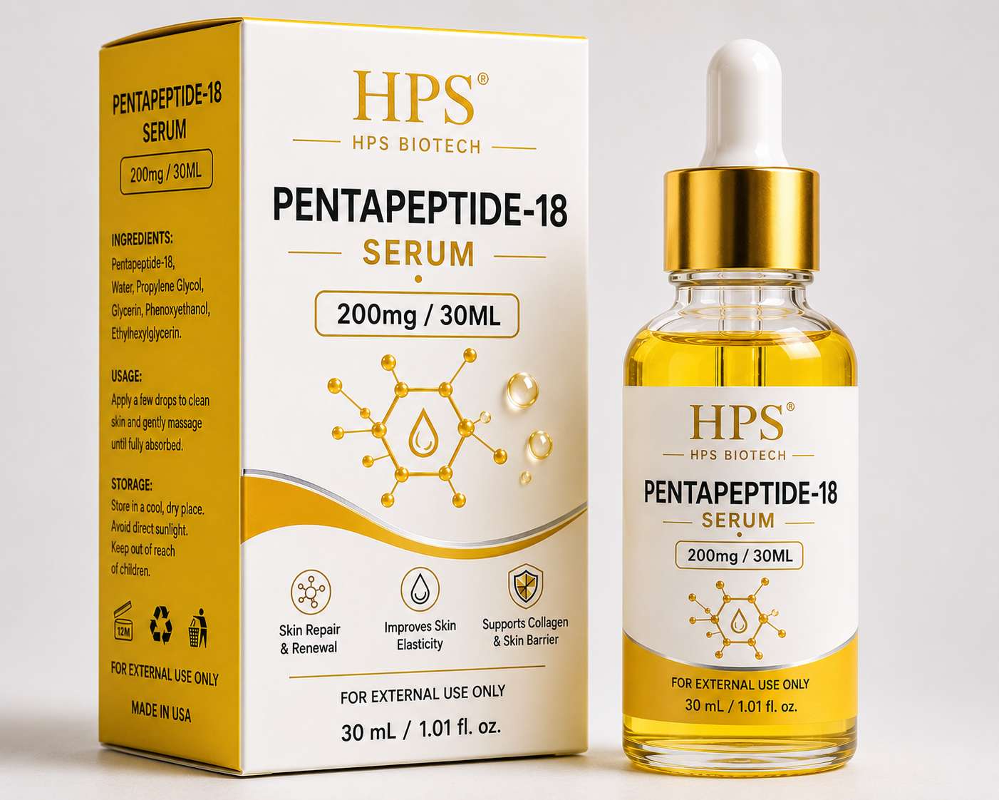 Pentapeptide-18 serum dropper 200mg/30ml