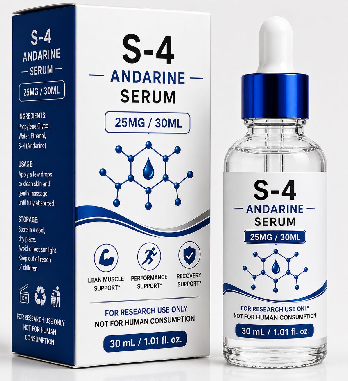 S-4 Andarine dropper 25MG/30ml