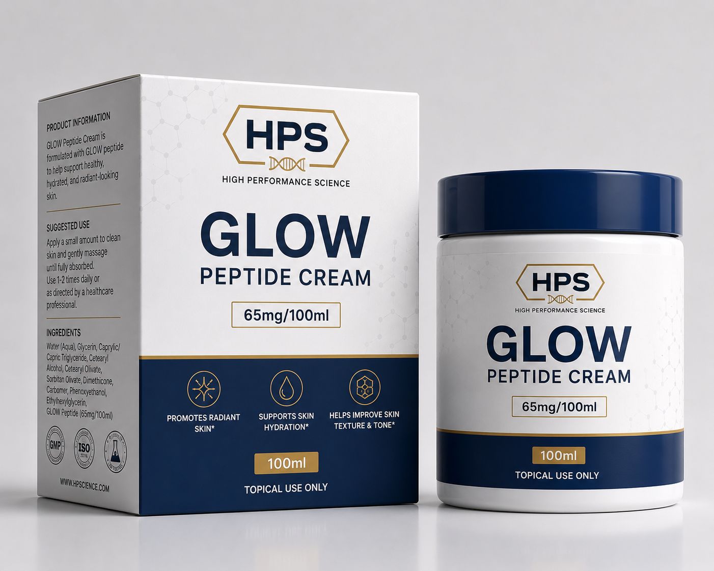 GLOW peptide cream 65mg/100ml