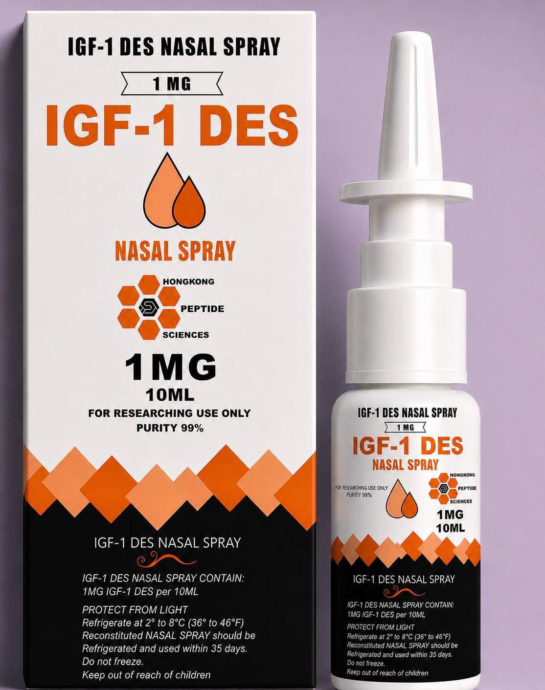 IGF1 DES nasal spray 1MG